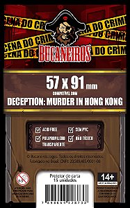 Sleeve Customizado para Deception: Murder in Hong Kong (57 x 91)