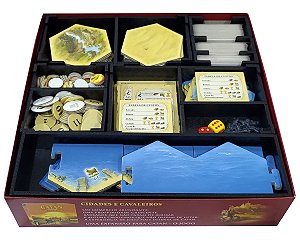 Organizador (SOFT INSERT XPS) para Catan (Versão DEVIR)