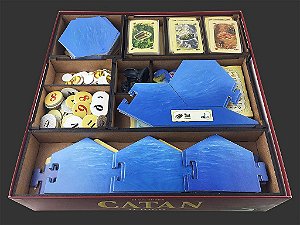 Organizador (SOFT INSERT PARANÁ) para Catan (Versão GROW)