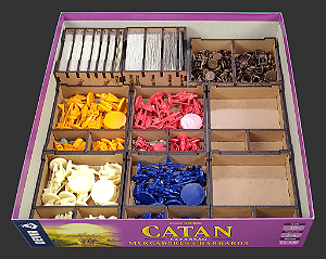 Organizador (SOFT INSERT PARANÁ) para Catan: Mercadores e Bárbaros / Cidades e Cavaleiros (Expansões)