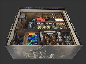 Organizador (SOFT INSERT PARANÁ) para Dark Souls Board Game