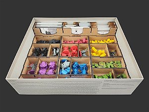 Organizador (SOFT INSERT PARANÁ) para Scythe - Modelo 2 + Board Band (Elástico)