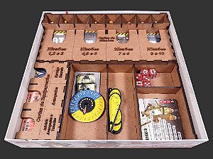 Organizador (SOFT INSERT PARANÁ) para Zombicide (2ª Edição) - Washington Z.C.