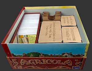 Organizador (INSERT MDF) para Agricola 15 - Edição de Aniversário