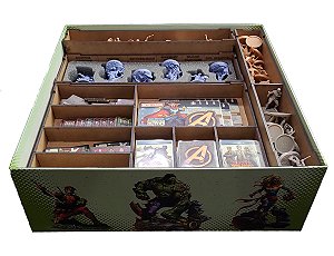 Organizador (SOFT INSERT PARANÁ) para Zombicide: Marvel Zombies