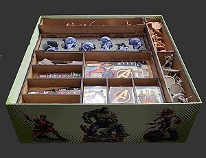 Organizador (INSERT MDF) para Zombicide: Marvel Zombies