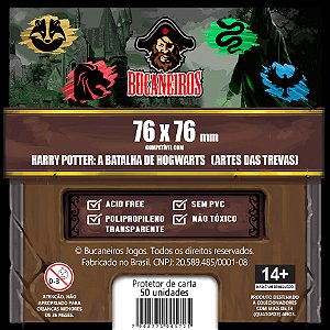 Sleeve Customizado para Harry Potter: A Batalha de Hogwarts (76 x 76)