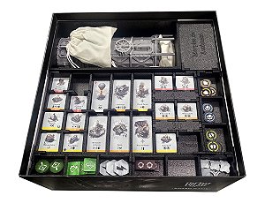 Organizador (SOFT INSERT XPS) para Frostpunk: The Board Game + Board Band (elástico)