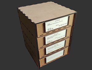 Caixa Organizadora "BIG BOX" para Coleção Marvel United (com Gavetas)