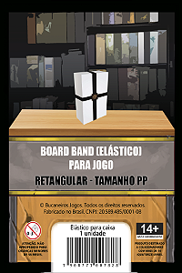 Board Band (Elástico) para Board Games - Caixa Retangular - Tamanho PP