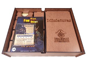Caixa Organizadora (COM INSERT MDF) para For the Evil Quest