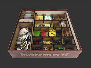 Organizador (INSERT MDF) para Dungeon Petz