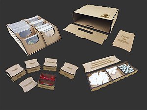 Upgrade Kit 2.5 para Organizador (INSERT MDF) para Terraforming Mars (Prelúdio, Colônias e Reviravolta) - COM CASE