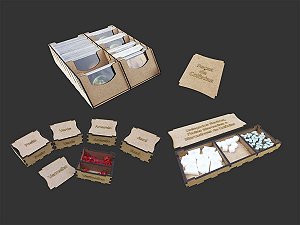 UPGRADE KIT 2.5 para Organizador (INSERT MDF) para Terraforming Mars (Prelúdio, Colônias e Reviravolta) - SEM CASE