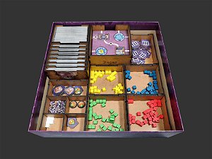 Organizador (INSERT MDF) para Clank!: Catacombs