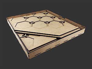 Playmat em MDF para Twilight Imperium IV - Modelo 1 - COM CASE