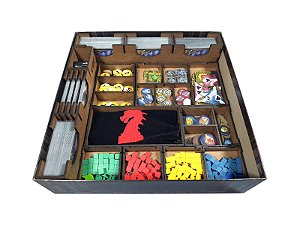 Organizador (INSERT MDF) para Clank! (Modelo 2)