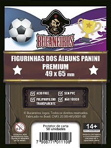 Sleeve Customizado PREMIUM para Figurinhas dos Álbuns Panini (49 x 65) - Copa do Mundo 2026