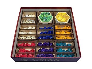 Organizador (INSERT MDF) para Catan 6ª Edição