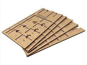 Kit Dashboard para Senhor dos Anéis - Jornadas na Terra Média (5 unidades) - SEM CASE