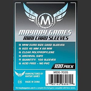 Sleeves Mayday - Mini Euro Size Card (45mm x 68mm)