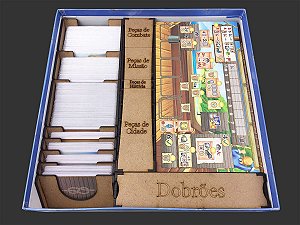 Organizador (INSERT MDF) para Maracaibo PREMIUM com OVERLAY (Versão  Nacional) - Bucaneiros Jogos - Board Games (Jogos de Tabuleiro), Card Games  e Acessórios