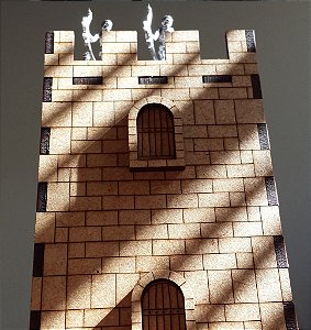 Cenário para RPG - Torre da Guarda em miniatura (escala 32mm)