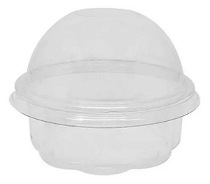 COPO BOLHA TRANSPARENTE 240ML C/ 20 UND FLIP