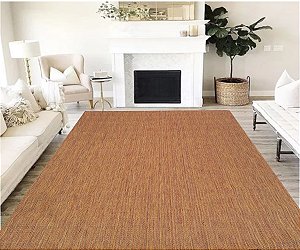 Tapete Sala Sisal Antiderrapante  1,50 X 2,00 S-578 Terracota