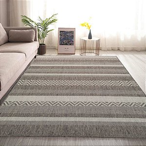 Tapete Sala Sisal Antiderrapante Marrom Claro 1,50 x 2,00 s-579