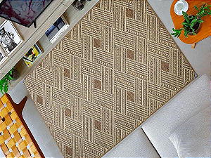 TAPETE SALA SISLLE 1,00X1,50 S-575 - TERRACOTA