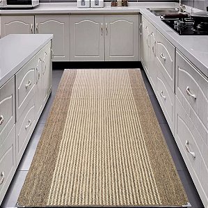Tapete Passadeira Sisal Corredor  Antiderrapante 66 X 400 cm PS-31