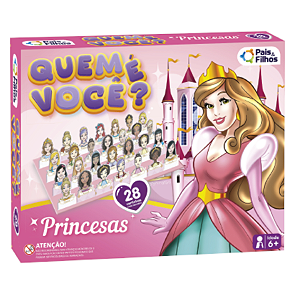 Jogo Quem É Você Princesas? Cara A Cara Menina- 28 Princesas