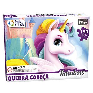 QUEBRA CABEÇA INFANTIL - RAINBOW   150 pçs
