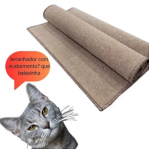 Arranhador Para Gato Gatos Sofá ( Kit Com 3 Und) 30x60 Cole em qualquer lugar ARRANHADORMARROM30X60