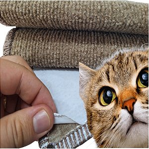 Arranhador Para Gato Gatos Sofá ( Kit Com 2 Und) 60x100 Cm Cole em qualquer lugar ARRANHADORMARROM60X100