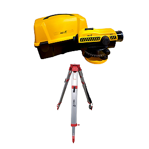 Kit Nível Óptico Automático 32x com Tripé Rosca 5/8