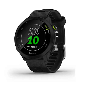 Monitor Cardíaco de Pulso com GPS Garmin Forerunner 55 Preto EU