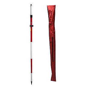 Bastão Telescópico De Alumínio 2,6m Topografia