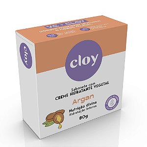 Sabonete Cloy Creme Hidratante Argan 80g