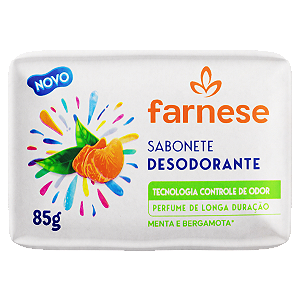 Sabonete Farnese Desodorante Menta E Bergamota 85g