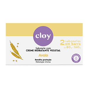 Sab. Cloy Beauty Bar Aveia e Karité 2x80g