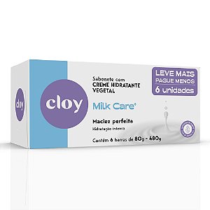 Sab. Cloy Beauty Bar Milk Care 6x80g - LEVE MAIS PAGUE MENOS