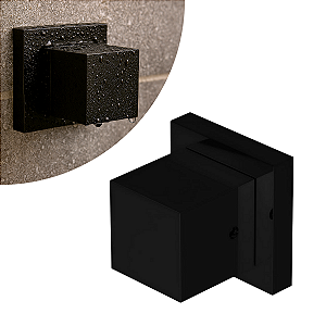 Acabamento Registro Misto Quadrado Deca - Preto