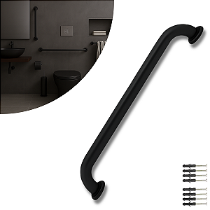 Barra de Apoio Reta Preto Fosco