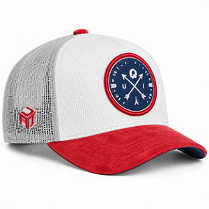 Boné Trucker Branco, Azul e Vermeho - Brasão Paris | A Ideia