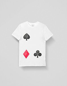 Camiseta Coração de Jogador Branca