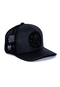 Boné Trucker Brasão Night Preto U.A.I. | A Ideia