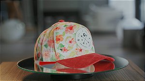 Boné Trucker Brasão Floral A Ideia