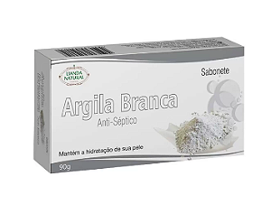 Sabonete de Argila Branca 90g - Lianda Natural